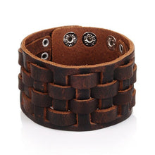 Load image into Gallery viewer, Handmade Genuine Leather Bracelets