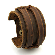Load image into Gallery viewer, Handmade Genuine Leather Bracelets