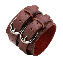 Load image into Gallery viewer, Handmade Genuine Leather Bracelets