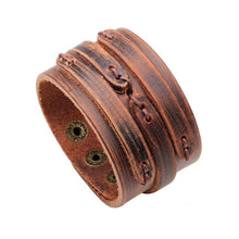 Load image into Gallery viewer, Handmade Genuine Leather Bracelets