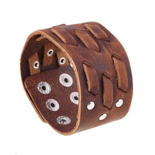 Load image into Gallery viewer, Handmade Genuine Leather Bracelets