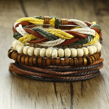 Load image into Gallery viewer, Braided Wrap Leather Bracelets
