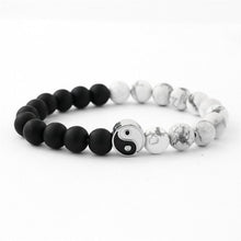 Load image into Gallery viewer, White and Black  Beaded Bracelets
