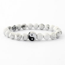 Load image into Gallery viewer, White and Black  Beaded Bracelets
