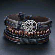 Load image into Gallery viewer, Braided Wrap Leather Bracelets
